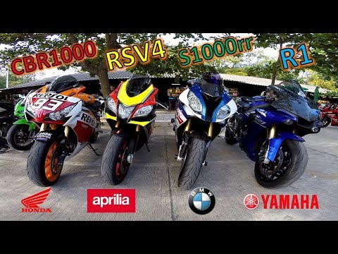 เทียบเสียงท่อตัวพัน  4 คัน S1000rr RSV4 R1 CBR1000 [รีวิว] ep.511
