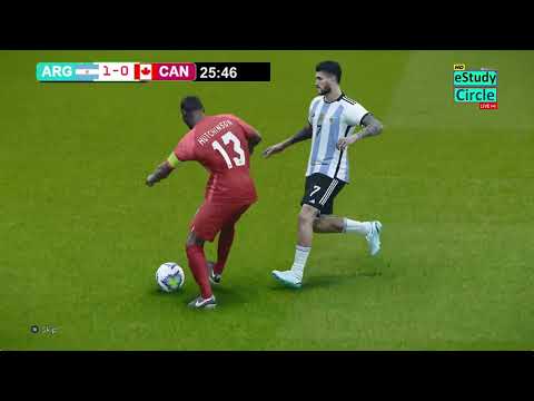?Argentina Vs Canada LIVE | Copa America Semi-final PES 21 Simulation Gameplay