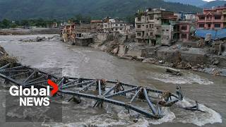 YouTube video thumbnail: "Nothing is Left": Nepal's Survivors Confront Ruins After Catastrophic Floods