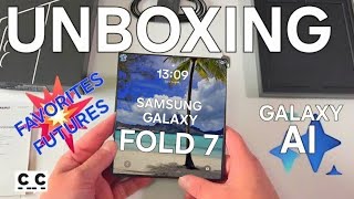 UNBOXING SAMSUNG FOLD 7 + FAVORITES FUTERS