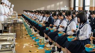 13,700 Perfectly Made Japanese School Lunches – Here’s How They Do It