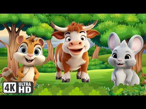 Lovely Animal Sounds Around Us: Cow, Chinchilla, Chipmunk, Greyhound - Animal Sounds