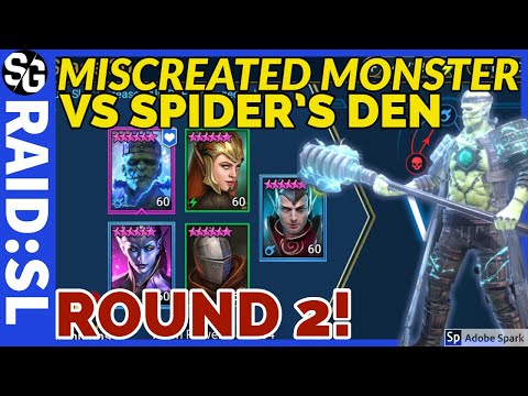 RAID SHADOW LEGENDS | MISCREATED MONSTER VS SPIDERS 20 | ROUND TWO