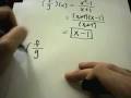Simplifying Rational Functions