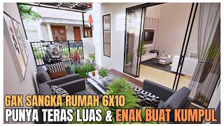 MAU Dong! Punya Rumah 6x10 Yg Terasnya Luas Dalamnya Juga Gak Sempit.