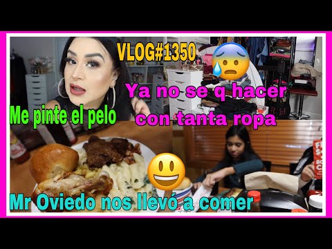 VLOG#1350ME PINTE EL CABELLO PERO NO QUEDÓ BIEN😰PORQ NO HAGO VIDEOS PARA SHEIN?FUIMOS A COMER😋