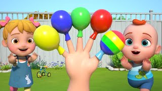 Finger Family Song | Balloon Finger Family + More Nursery Rhymes & Fun Songs For Kids