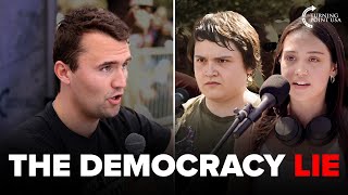 They Claim America Is a Democracy… Charlie Kirk Explains the TRUTH 🔥