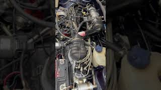 1st start up after engine rebuild on the Golf Gti Mk1 Helios blue old school classic cars