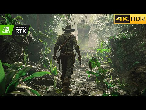 Indiana Jones - TREASURE HUNT JUNGLE ESCAPE SCENE | Realistic Ultra Graphics Gameplay [4K60 FPS HDR]