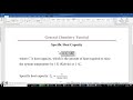 Heat Capacity and Specific Heat Problems