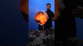 🌋Molten Lava miniature set🎬 #vfx #filmmaking #miniature #shorts. 💡used ⁠@NanliteGlobal FC-60B.