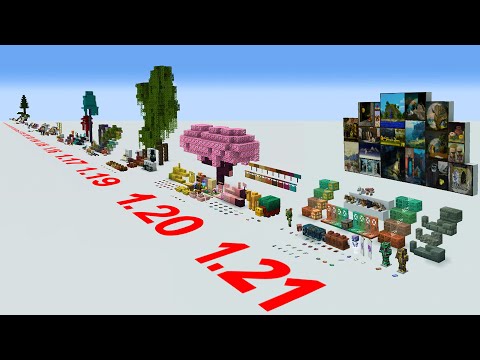 every major minecraft update in 120 sec