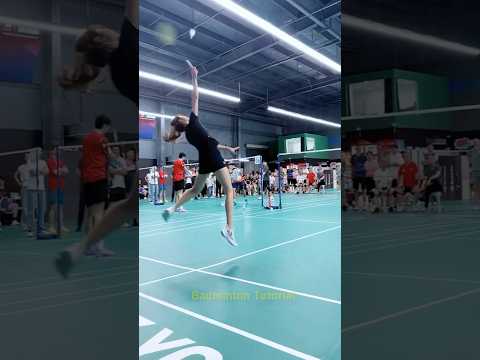 It is difficult to score against strong opponents #badminton