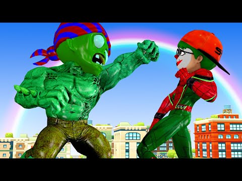 The fight represents the two forces of good and evil to protect the city - Scary Teacher 3D