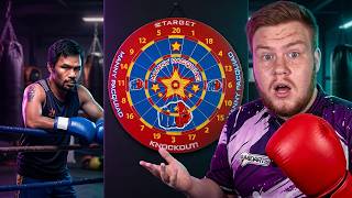 Manny Pacquiao Made a Dartboard?!