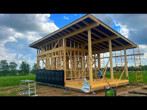 Built a BUDGET frame house. Step by step construction process. Here's what happened...