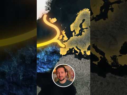 Europe Is WAY More North Than You Think ๐คฏ #europe #canada #map