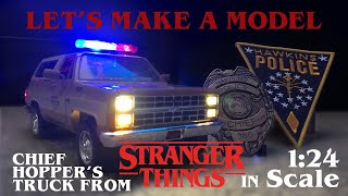 Let's Make a Model - Chief Hopper's Blazer from Stranger Things in 1:24