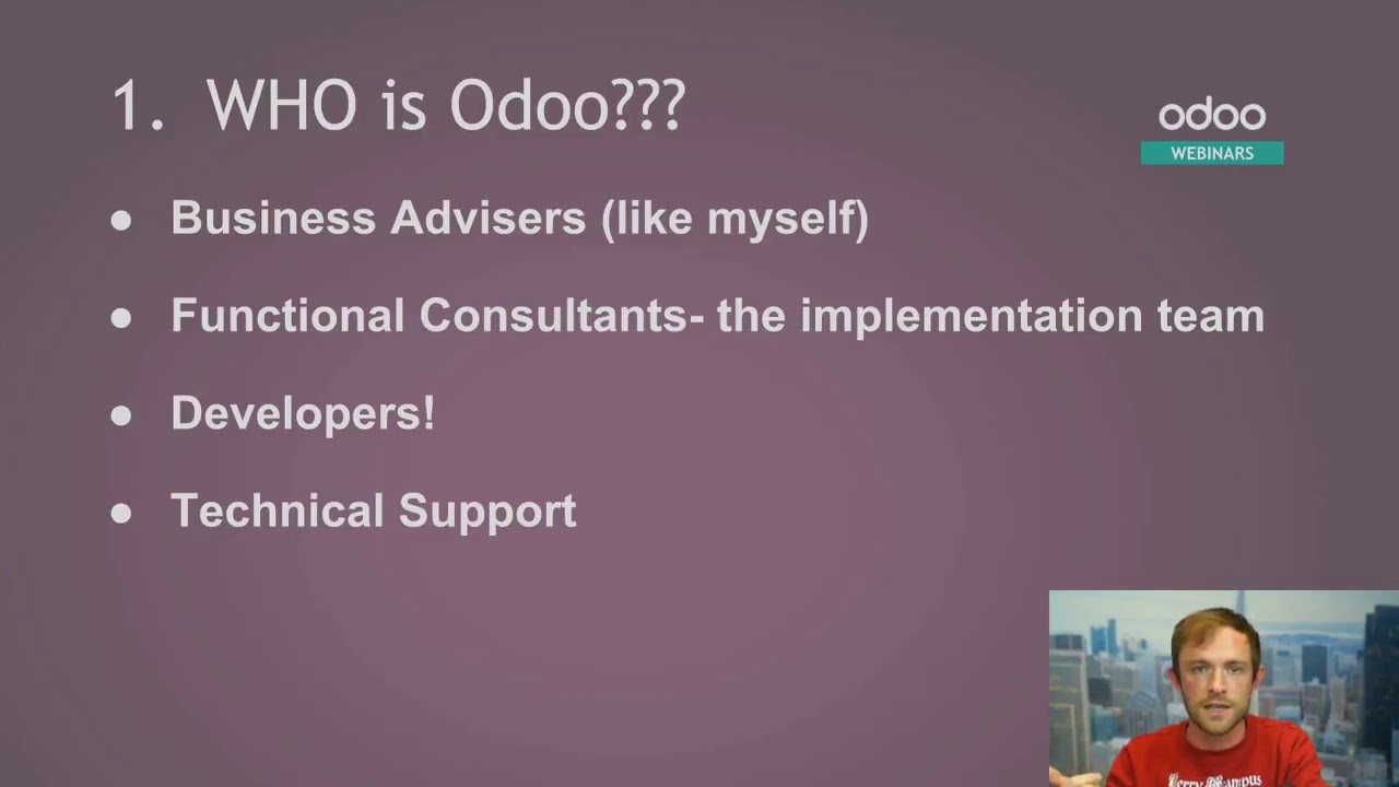 Poznaj Odoo - jak działają aplikacje Odoo? Podstawy  korzystania z  Odoo Open Source ERP | 16.04.2018

Film ukazuje jak krok po kroku, rozpocząć pracę z Odoo i jaki jest potencjał aplikacji biznesowych Odoo.