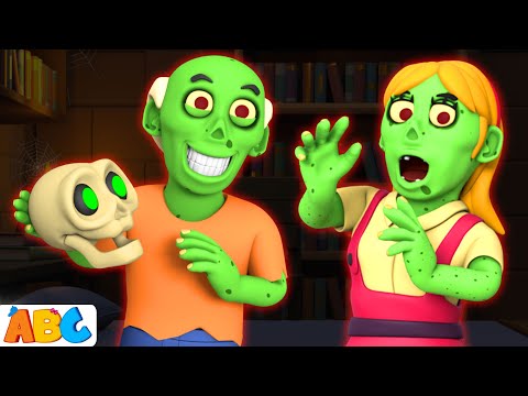 😵Crazy Zombie Family Making Us Crazy🧟 | Spooky 3D Halloween Songs for Kids! 🎶👻@AllBabiesChannel