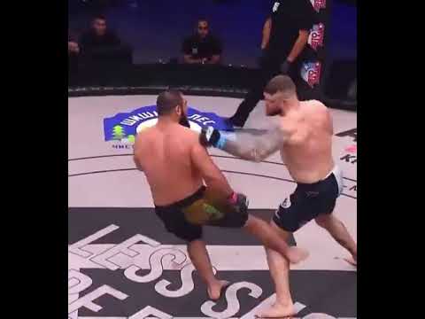 😜🤷‍♂️When Intimidation ❌ Goes Wrong  👀😱💨 #mma #knockout #mixedmartialarts