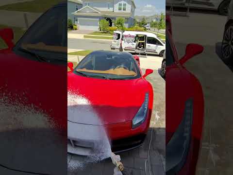 Finally got to touch a Ferrari! #cardetailing #detailing #satisfying #asmr #fyp