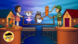 Labubu & Tung Tung Tung play Squid Game Season 3-Jump rope