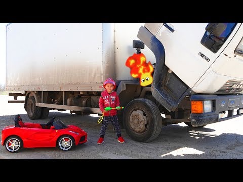 Der große Lastwagen ist kaputt gegangen / Dima eilt zur Rettung