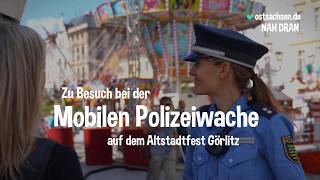 NAH DRAN: Bürgerpolizistin auf dem Altstadtfest Görlitz