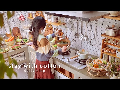 ทำอาหารเพื่อสุขภาพง่าย ๆ 🌽 | หลนไข่เค็ม 🥥 | ต้มยำข้าวโพดเทียนและเห็ดฟาง 🌶 | สวิสชาร์ดห่อไก่ 🌿 | VLOG