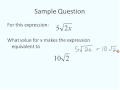 Perfect Square Factors and Simplification