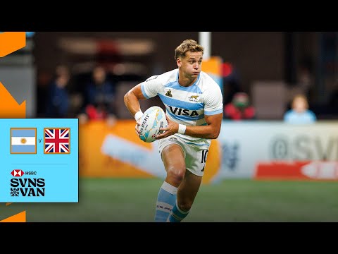 A contrast of halves 😯 | Argentina v Great Britain | HSBC SVNS Vancouver 2025 | Match Highlights