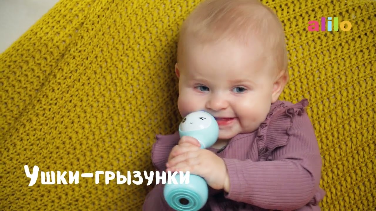 Игрушка обучающая Умный зайка Alilo R1 голубая - видео Игрушка обучающая Умный зайка Alilo R1 голубая - видео