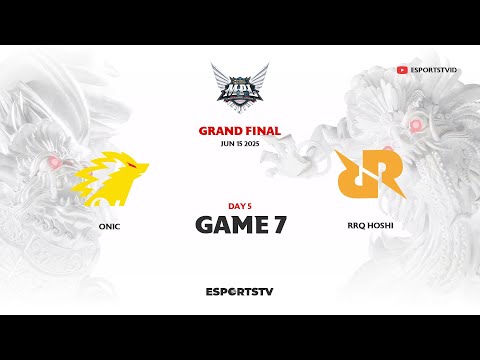 ONIC vs RRQ Hoshi GAME 7 GRAND FINAL MPL ID S15 | RRQ VS ONIC ESPORTSTV