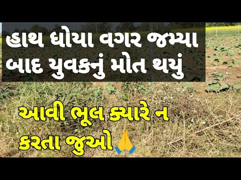 હાથ ધોયા વગર જમ્યા બાદ 27 વર્ષના યુવક સાથે શું બન્યું જુઓ