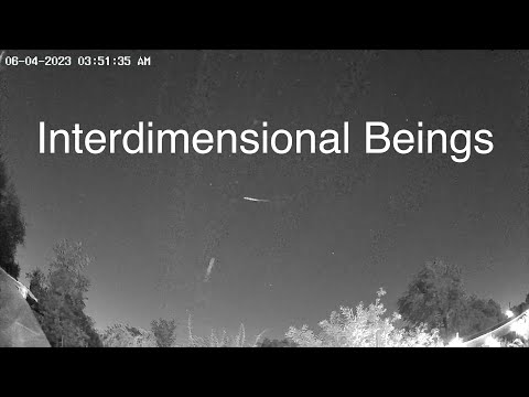 INTERDIMENSIONAL BEINGS Caught on Infrared Camera Popping in & out of Dimensions