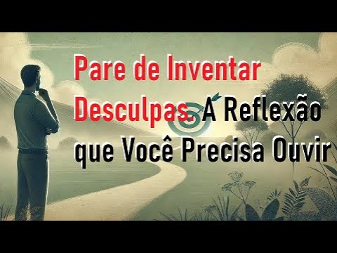 Pare de Inventar Desculpas-  A Reflexão que Você Precisa Ouvir