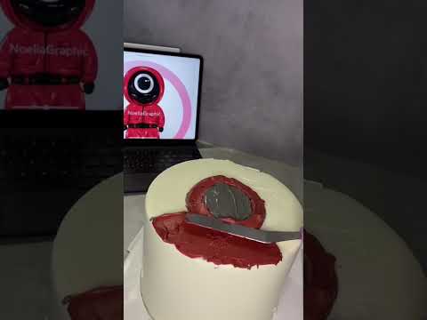 Un mix du Blank Space et de Squid Game ! #blankspacetaylorswift #cake #cakedecorating #birthdaycake