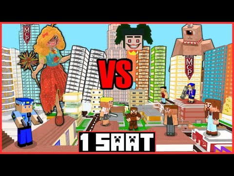 MİNECRAFT DEV KORKUNÇ YARATIKLAR VS MCP ŞEHRİ FİLMİ! 😱 - Minecraft