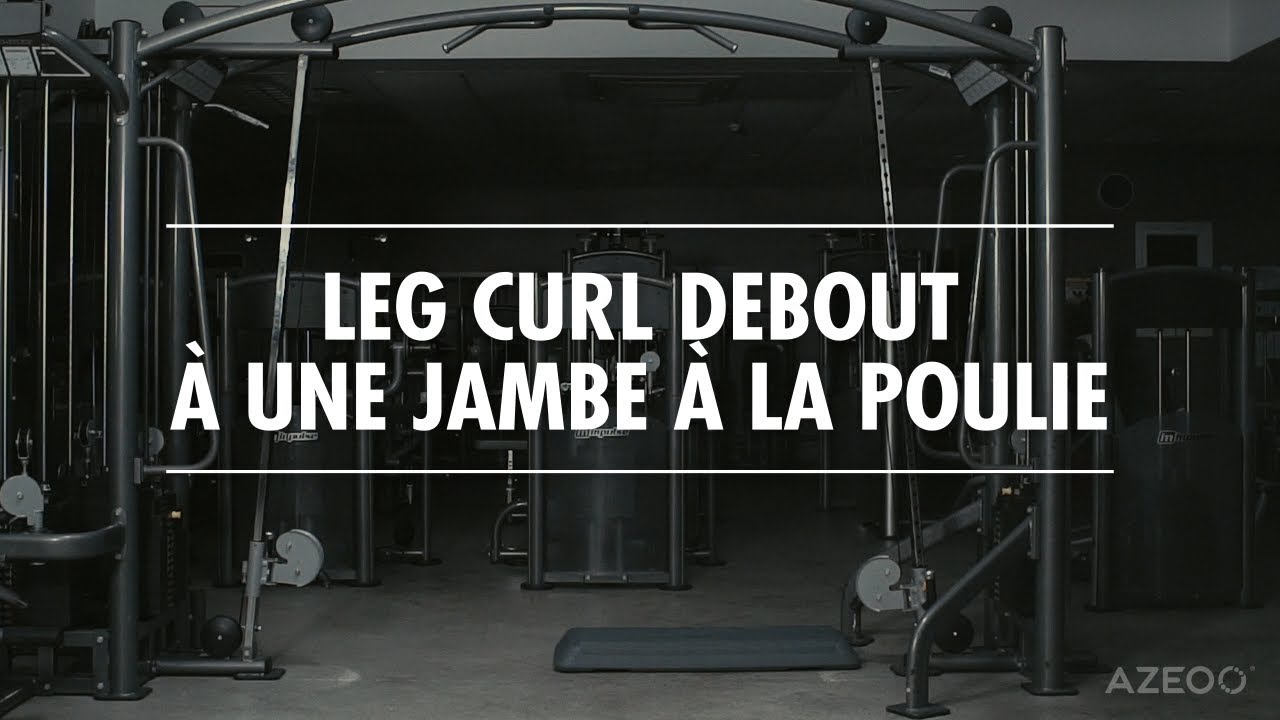 Leg curl unilatéral debout à la poulie