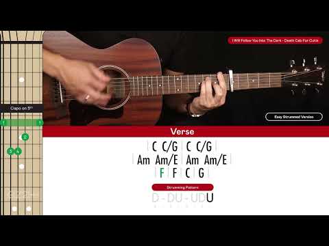 I Will Follow You Into The Dark Guitar Cover Death Cab For Cutie 🎸|Tabs + Chords|