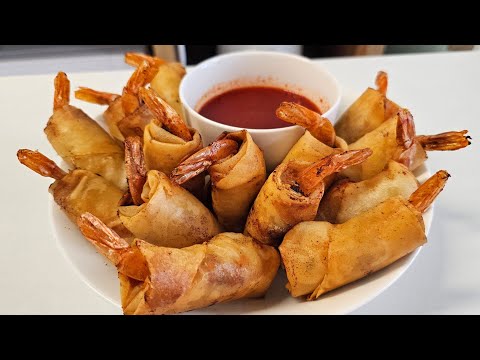Homemade lumpia with sauce | Homemade spring roll recipe