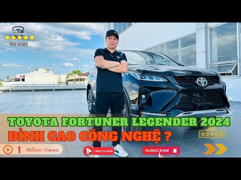 Toyota Fortuner 2024 LEGENDER 2.4 4x 2 màu ĐEN - ĐẲNG CẤP SUV trang bị CỰC ĐỈNH ??