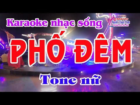 Karaoke PHỐ ĐÊM – TONE NỮ [ Beat hay ]