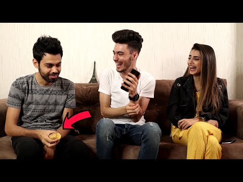 تحدي مين بيعرفني اكتر وسام ولا ياسمين (وسام اكل بطاطا نية) !!!😂