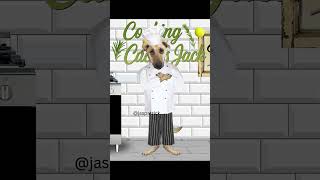 Cactus Jack Cooks You Should Watch!  Cooking With Cactus Jack Ep 1 | Jas Patrick #shorts #cutedogs