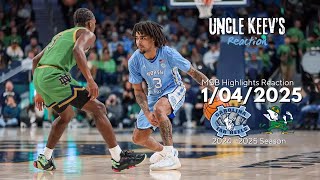 Reaction to UNC Tarheels vs Notre Dame Mens College Basketball | Uncle Keev Reacts