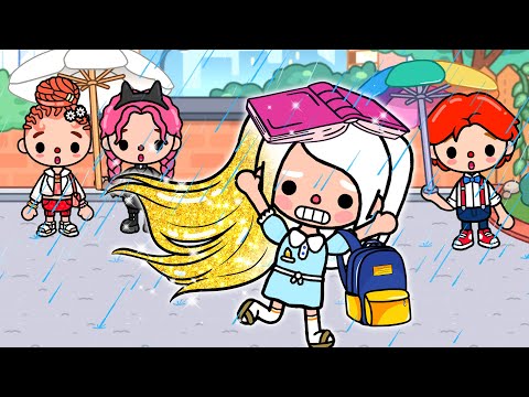 Albino Girl Colored Her Yellow Hair | Toca Life Story | Toca Boca