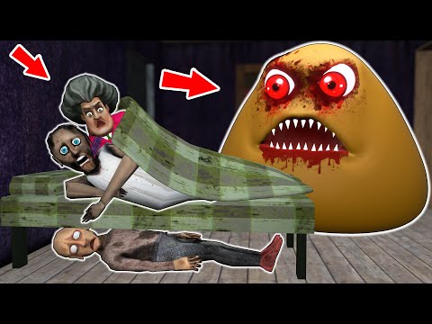 Evil POU vs Granny vs Grandpa vs Scary Teacher - funny horror animation (p.356)